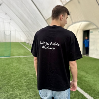 BFA fanų marškinėliai (vyriški oversized, juodi)