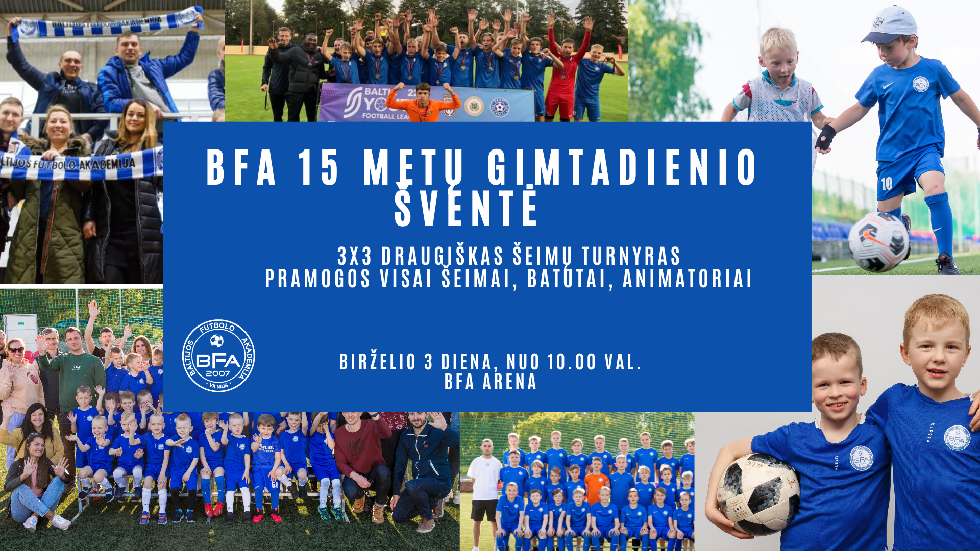 Kviečiame į BFA 15 m. gintadienio šventę!