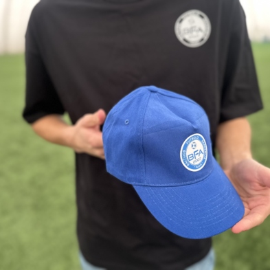 BFA fanų kepuraitė nuo saulės (suaugusių unisex, mėlyna)