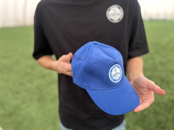 BFA fanų kepuraitė nuo saulės (suaugusių unisex, mėlyna)