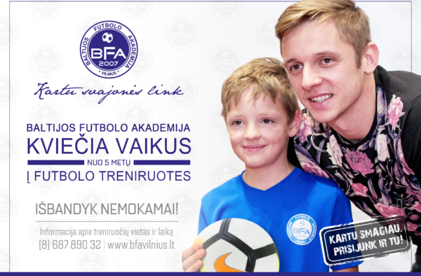 Arvydas Novikovas kviečia į BFA