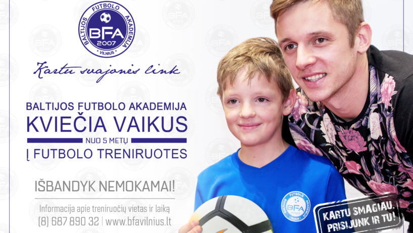 Arvydas Novikovas kviečia į BFA