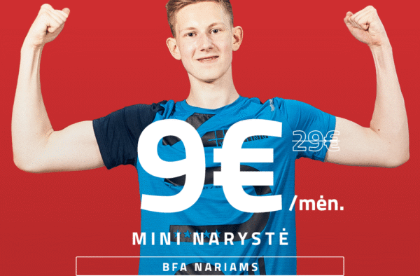 Sportuokite laisvalaikio ir sporto centre GOODLIFE: vaikams narystės tik 9 Eur/mėn., tėveliams – didžiulės nuolaidos!