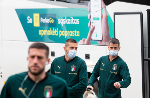 Italijos futbolo žvaigždės treniravosi BFA arenoje