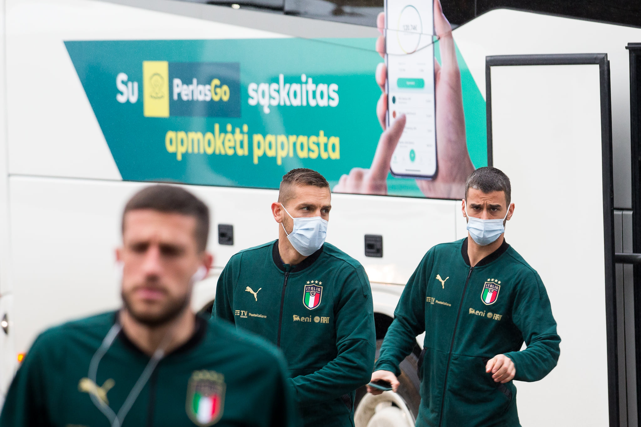Italijos futbolo žvaigždės treniravosi BFA arenoje
